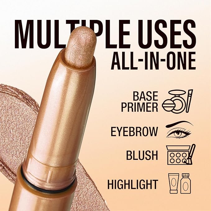 Jolilab Eyeshadow Stick Set, 4 Colors Matte Professional Bright-Colored Contouring and Highlight Stick, Cream Waterproof Long Lasting High Pigmented Eye Shadow. (4, 18+21+22+23)