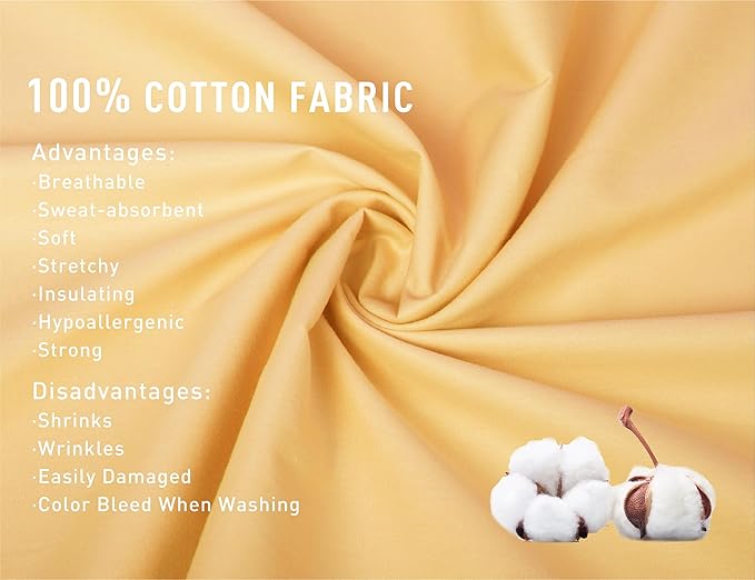 Sunflower Queen Pillowcases Set of 2, 100% Cotton Queen Pillow Cases 2, 20×30 inches Sheepskin, Soft and Breathable