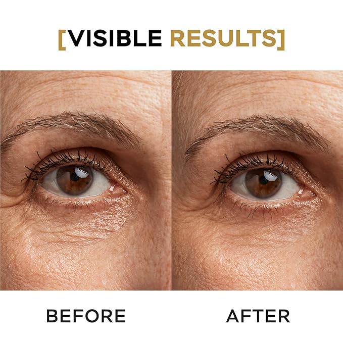 Moisturizing Night Serum w/Hyaluronic Acid, Cucumber, Grape & Coffee Extract for Dark Circles, Puffiness & Bags - Under Eye Hydration Serum for Women & Men (0.67 Fl Oz)