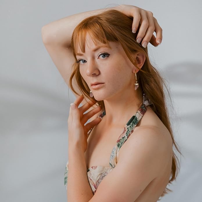 AYANA Healing Crystal Earrings for Women - Handmade Drop Earrings with Ethically Sourced Authentic Gemstones | Birthstone Jewelry for Women Trendy