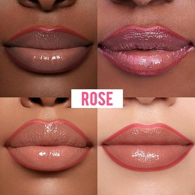 iMethod Lip Stain - Lip Liner Stain, Peel Off Lip Stain with Tweezer, Natural Long Lasting, Waterproof, Easy to Use, Stay On All Day, Rose