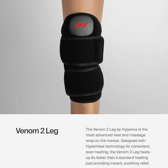 Hyperice Venom 2 - Advanced Heat + Vibration Wrap (Leg) - FSA or HSA Approved