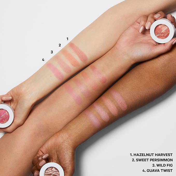 Well People Superpowder Blush Powder, Hydrating Powder Blush For Adding A Pop Of Cheek Color, Lightweight Formula, Vegan & Cruelty-free, Hazelnut Harvest