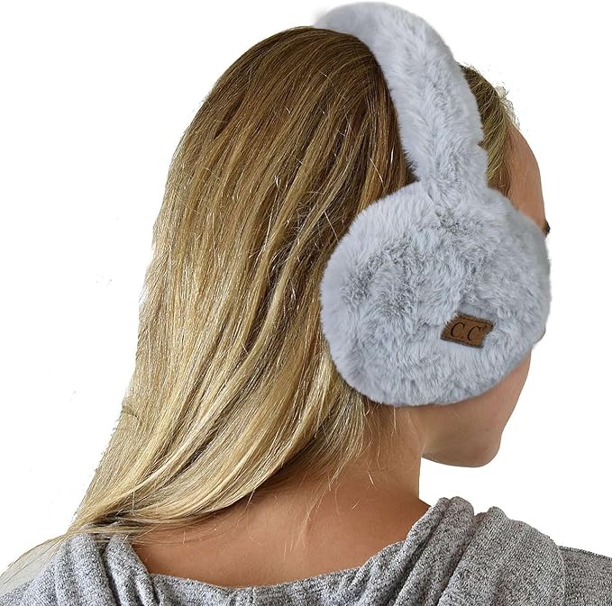 C.C Soft Winter Warm Adjustable Headband Ear Warmer Earmuffs