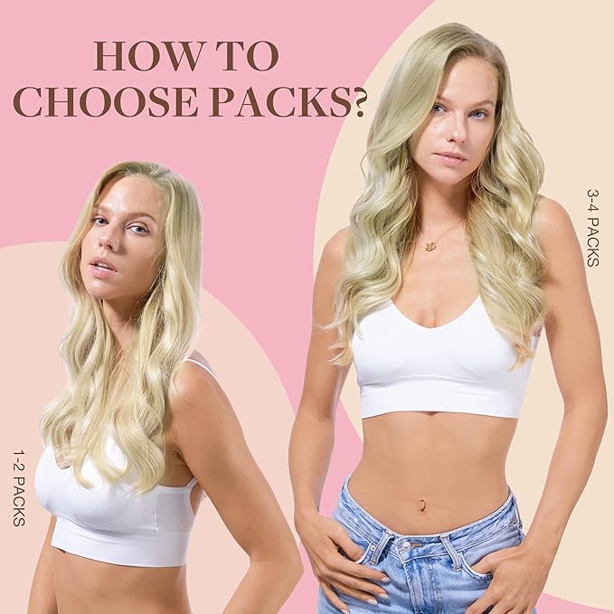 GOO GOO Tape in Hair Extensions Human Hair, 17/22/60 Ash Blonde to Golden Blonde and Platinum Blonde, 18inch 100g 40pcs, Skin Weft Seamless Invisible, Silky Straight with Thick Ends, Remy Human Hair