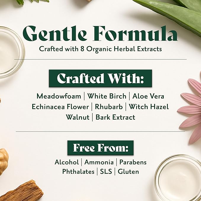 Herbatint Permanent Hair Dye - 8N Light Blonde - For Up To 100% Gray Coverage of Resistant Gray Hair - Ammonia-Free, Alcohol-Free & Vegan - Salon Influenced Hair Color 5.75 fl oz (2 Pack)