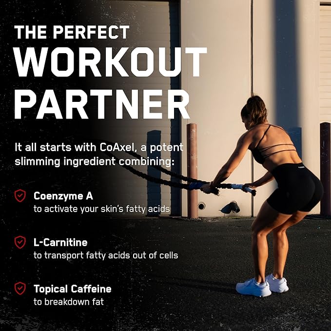 SteelFit Abs of Steel Maximum Definition Cream - Skin Tightening, Toning & Firming Lotion for Sculpting Abs - L-Carnitine Pre & Post Workout Supplement for Men & Women - Non-Greasy Formula, 8 Ounces