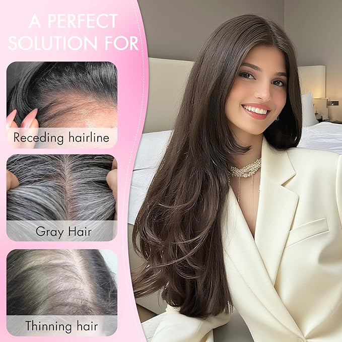 Isaic Hair Toppers for Women 24 Inch Synthetic Hair Pieces, 360° Clips In and Adjustable Bandage Layered Toppers, Toppers Hair Pieces Add Volume for Thinning Hair and Daily Use (Ombre Blonde)