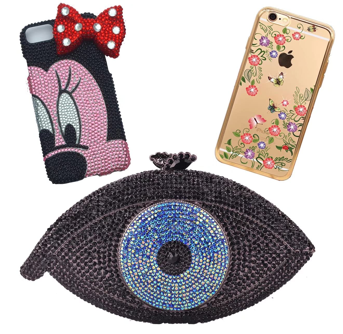 500 Pieces SS30 6mm Flatback Rhinestones Clear Glass Round Gems Crystals for Nail Art DIY Crafts Clothes Shoes Bags （Pink）