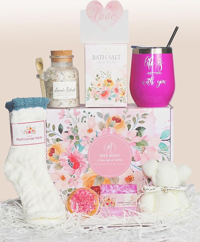 Mothers Day Gifts for Women,Relaxing Spa Gift Basket Set,Unique Gift Ideas for Women,Coworker Teacher Nurse Gifts for Women,Christmas Gifts for Mom Sister Best Friend Wife