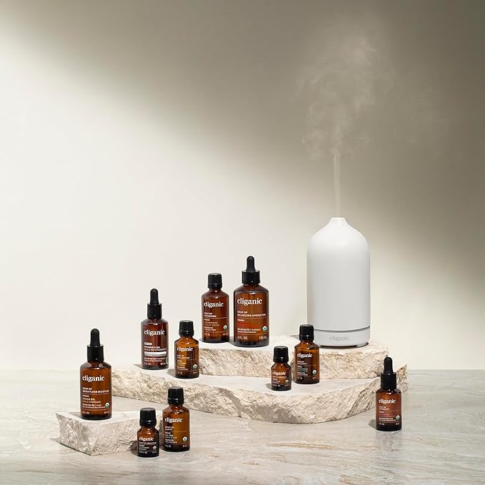 Cliganic Organic Lavender Essential Oil - 100% Pure Natural for Aromatherapy Diffuser | Non-GMO Verified (Packaging May Vary)