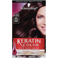 Schwarzkopf Keratin Color Permanent Hair Color Cream, 4.68 Dark Auburn, 1 Kit