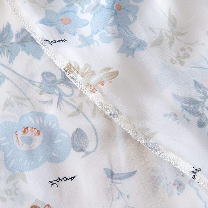 SLPBABY Silk Pillowcase for Hair and Skin with Hidden Zipper Print (Queen, Pattern 23)