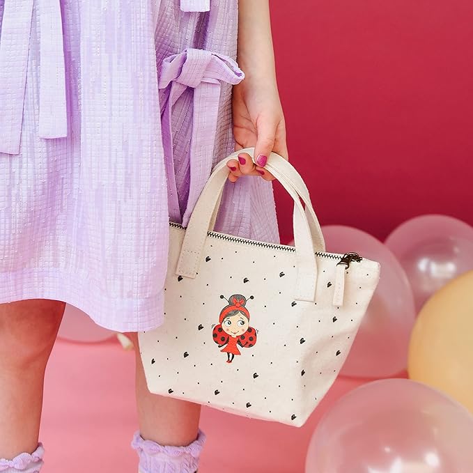 MISS NELLA Kids Bag of Glamorous Picks Makeup & Nail Polish Set Safe and Fun Gift - Hypoallergenic, Dermatologically Tested Kid-Friendly, Non-Toxic, Cosmetic Bag Included – Special Edition