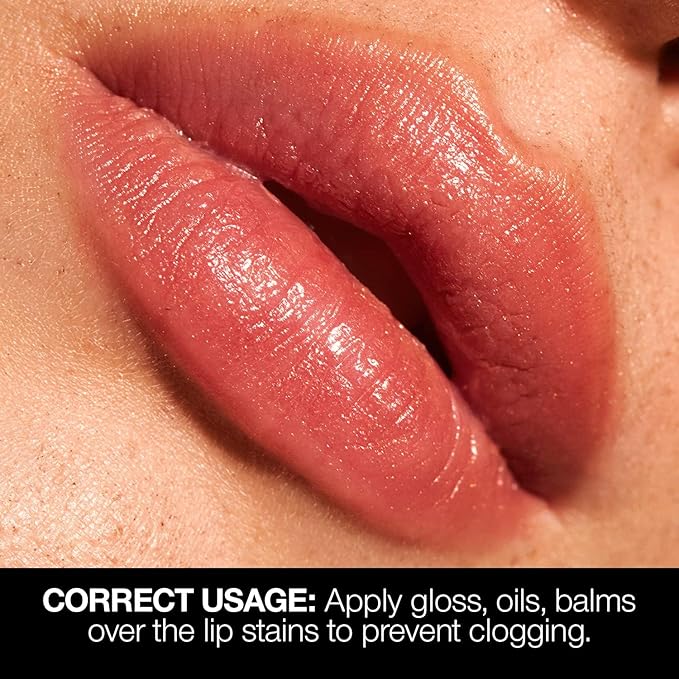 Palladio Lip Stain, Hydrating and Waterproof Formula, Matte Color Look, Longlasting All Day Wear Lip Color, Smudge Proof Natural Finish, Precise Chisel Tip Marker, Mocha Cream