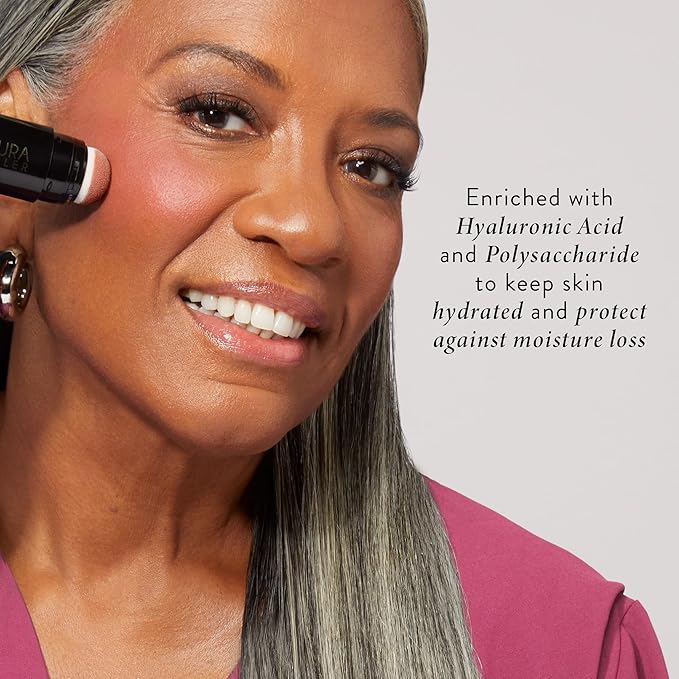 LAURA GELLER NEW YORK Serum Blush Tint, Lightweight Liquid Blush for Cheeks, Weightless Watercolor Sheer Finish, Practical Pink