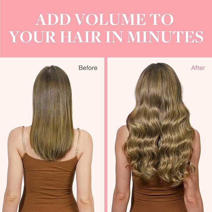 GOO GOO Clip in Hair Extensions Real Human Hair, Remy Human Hair Extensions Clip ins for Women, Natural Human Hair, 22inch 120g 7Pcs, 7 Bronde