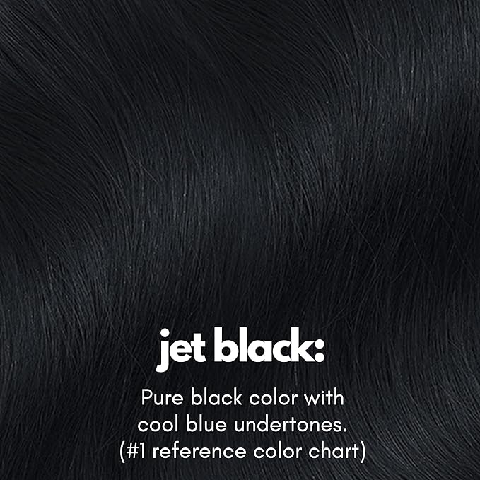 Irresistible Me Real Human Hair Extensions Clip Ins – 100% Human Hair Clip In Extensions for Length & Volume – Invisible Extension – Heat Resistant & Dyeable – Jet Black, 20 Inches