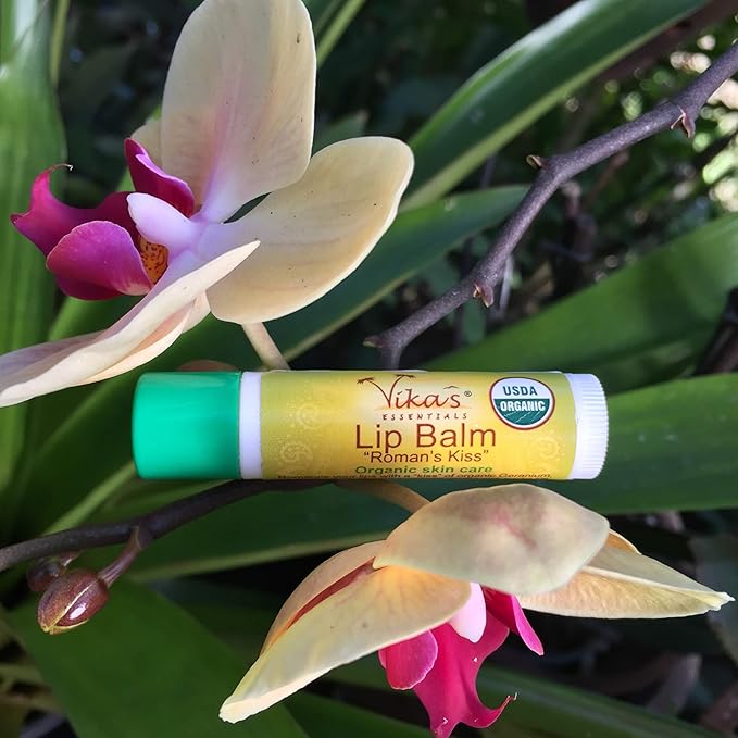 Vika's Essentials Certified Organic Lip Balm 'Roman's Kiss'