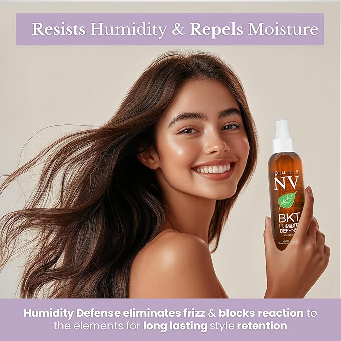 Humidity Defense Custom Hold Hairspray Resists Humidity & Repels Moisture, Keratin, Collagen & Argan Oil Infused To Repair, Restore & Strengthen 8.5 Oz.