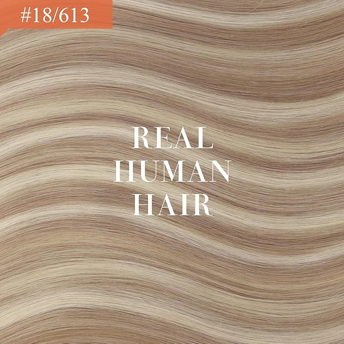 Ve Sunny Hair Extensions Ponytail Real Human Hair Wrap Around Clip in Ponytail Hair Extensions Straight Extensions Human Hair for Women Blonde Highlights for Women Warm Color 22inch 80G