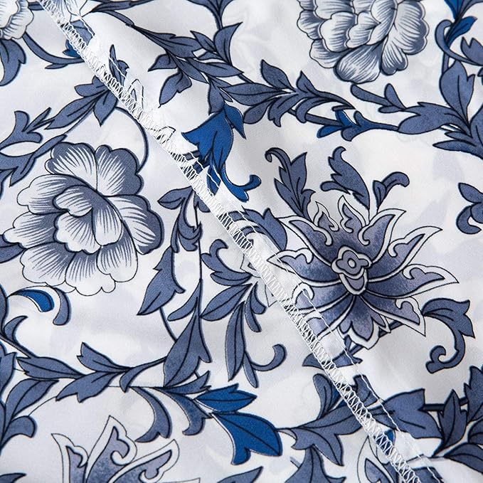 SLPBABY Silk Pillowcase for Hair and Skin with Hidden Zipper Print (Standard, Pattern13)