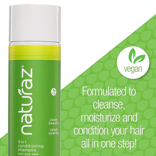 3-in-1 Conditioning Shampoo – Cleanser, Conditioner & Detangler for Curly, Coily, Wavy Curls, Dry or Damaged Hair – Sulfate-Free
