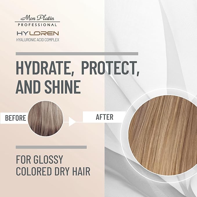 Hyloren Dream Blow Dry Hair Spray Heat Protection for Colored/Dry Hair - Color Save Formula, Humidity Resistant, Smooth, Uniform Hair, Locks in Moisture, High Gloss Shine - 250ML