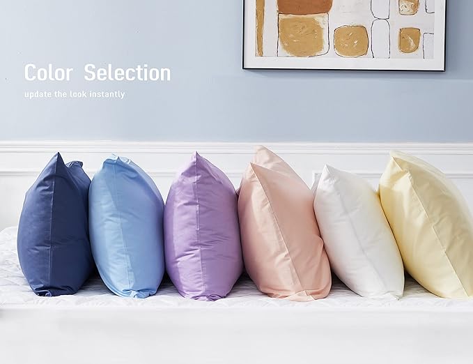 Sunflower Body Pillowcase 100% Cotton Long Pillow Cover/Case Envelope Closure 1 Pack, 21×54 inches Ash, Soft and Breathable