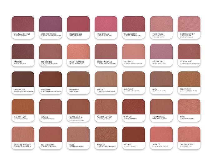 PRIMROSE POWDER BLUSH, Pressed Blush Face Makeup, Buildable Formula, Smooth Finish, Paraben Free, Made in the USA 0.11 oz. (Kiss Of Peach)