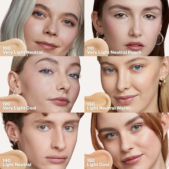 Kosas Revealer Skin-Improving Foundation with SPF 25 Protection - Hydrate, Brighten, Soothe, Plump, Protect Skin - Smoothing Texture, Natural Finish and Clean Formula - Very Light Cool 120