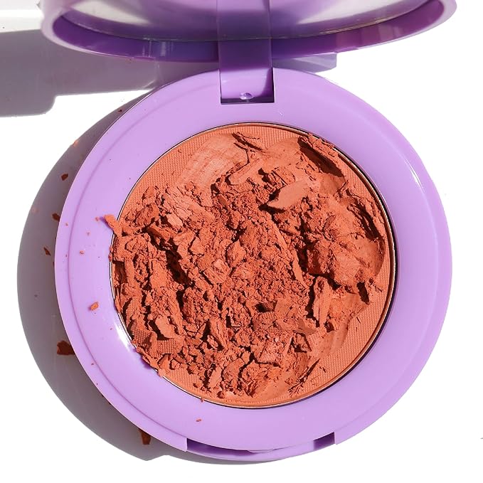 Half Caked In Bloom Powder Blush | vegan & cruelty-free, fragrance-free, highly pigmented, primer-infused | 3.8g (Liv On Sunday)