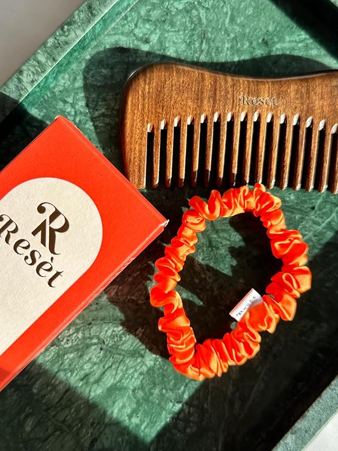 100% Natural Handmade Sandalwood Comb | Soft Wide Tooth Wooden Comb for Wet and Dry Hair | Eco-Friendly Anti-Static Wooden Massage Comb | Wooden Hair Detangler for Men and Women