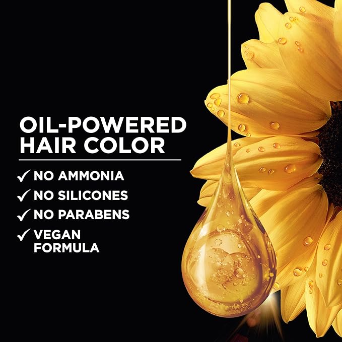 Garnier Hair Color Olia Ammonia-Free Brilliant Color Oil-Rich Permanent Hair Dye, 9 1/2.1 Lightest Ash Blonde, 1 Count (Packaging May Vary) (Pack of 2)