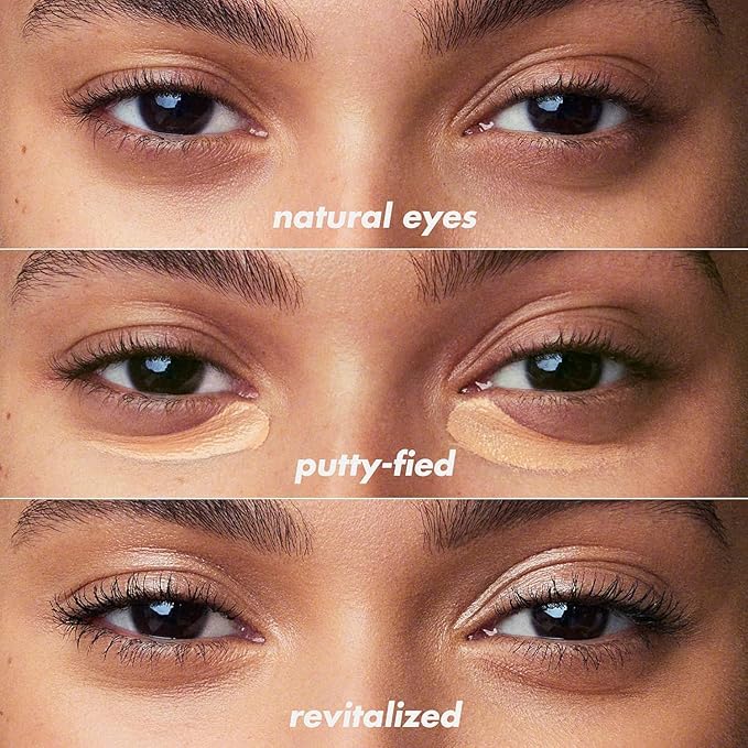 e.l.f. Putty Color-Correcting Eye Brightener, Under-eye Brightener & Primer Reduces Appearance Of Dark Circles, Vegan & Cruelty-Free, Tan/Deep
