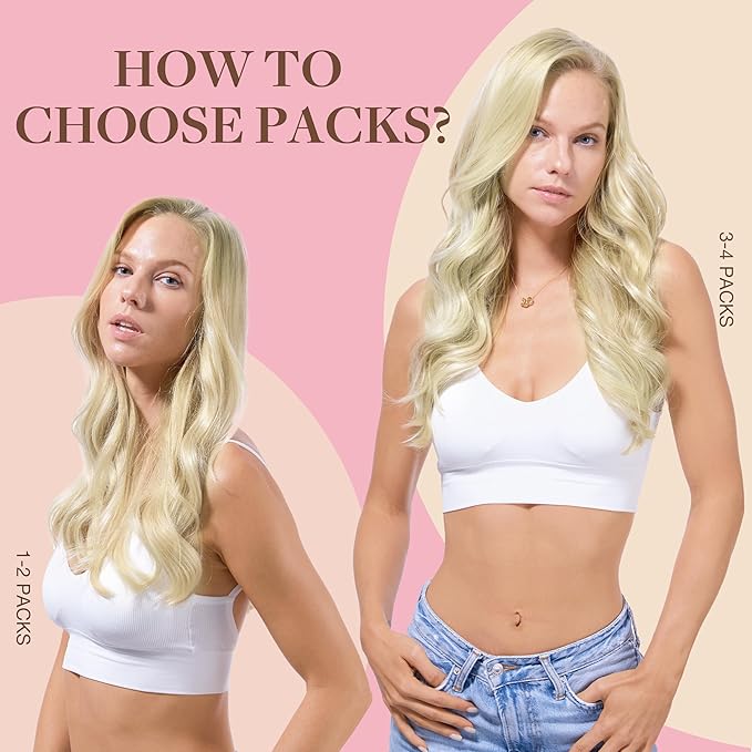 GOO GOO Tape in Hair Extensions Human Hair, 1000 Pure Platinum Blonde, 12inch 40g 20pcs, Skin Weft Seamless Invisible, Silky Straight with Thick Ends, Remy Human Hair