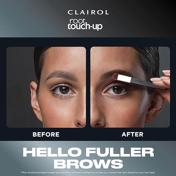 Clairol Root Touch-Up Temporary Concealing Powder, Black Hair Color, Pack of 1
