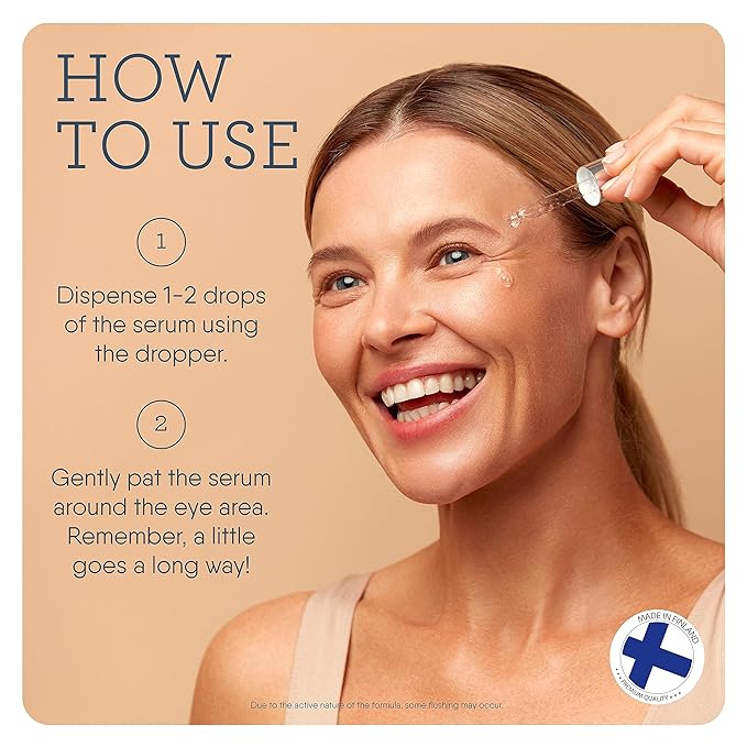 Egoboost Eye Serum - Eye Serum for Dark Circles and Puffiness, Hydrating Serum, Bright and Tight Eye Serum in Facial Skin Care Products, Mushroom Extract Eye Serum for Wrinkles