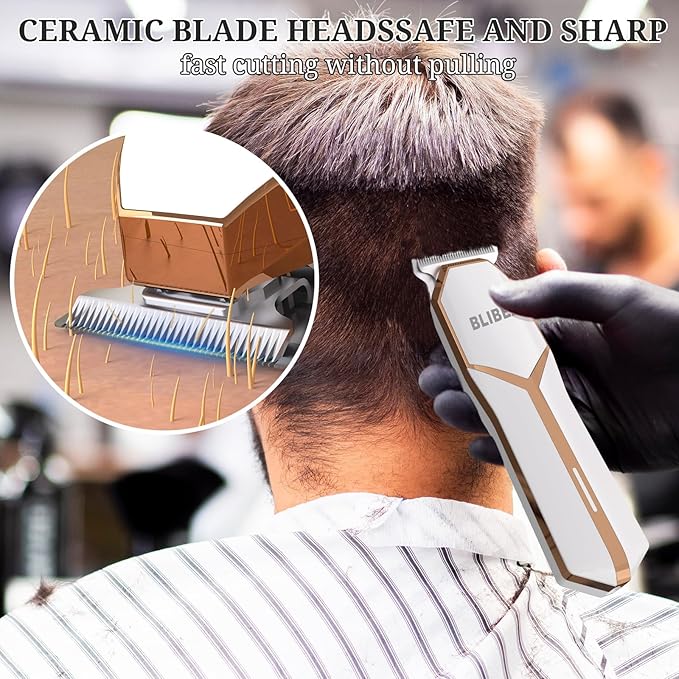 Bikini Trimmer & Hair Clippers for Women - Waterproof Electric Razor and 4 in 1 Bikini Shaver Set, Deluxe Hair Trimmer, Wet/Dry Body Shaver for Nose Eyebrows Beard Pubic Hair, Black