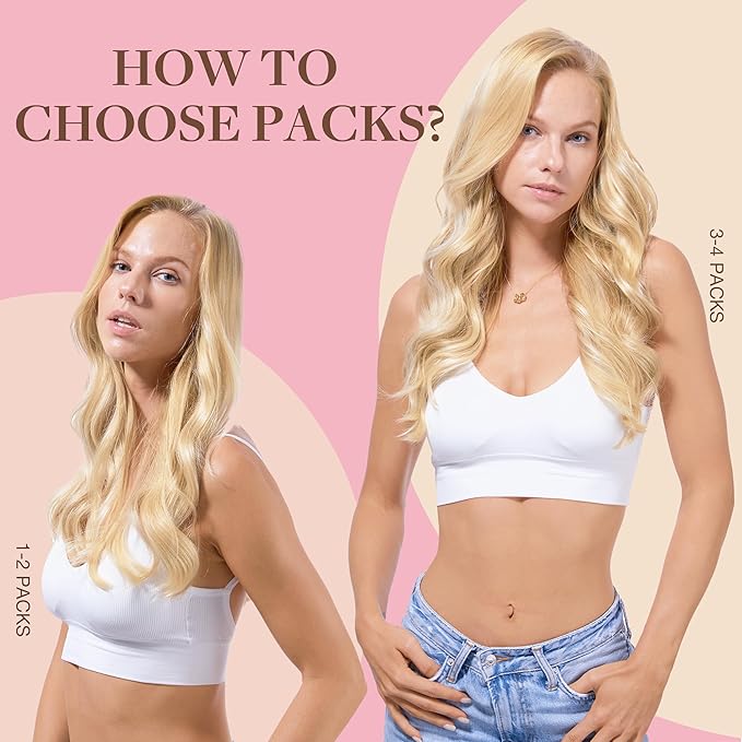 GOO GOO Tape in Hair Extensions Human Hair, O18G/22G(L) Golden Beige Blonde with Ash Highlights, 22inch 50g 20pcs, Skin Weft Seamless Invisible, Silky Straight with Thick Ends, Remy Human Hair