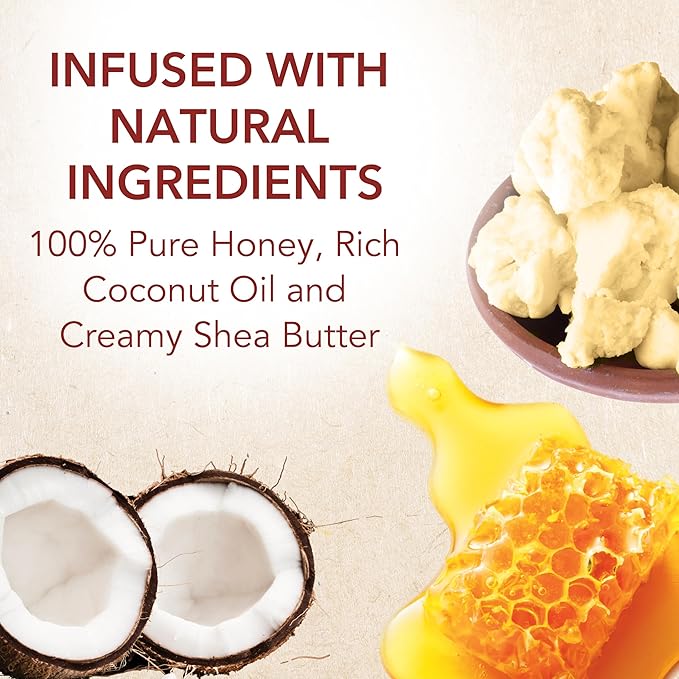 Creme of Nature Pure Honey Moisturizing Dry Defense Conditioner, Hydrating Formula with Coconut Oil & Shea Butter, Detangles & Softens Dry Hair, Sulfate-Free, 15.2 oz