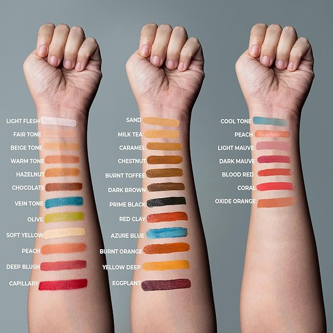 Alcohol Palette Refill Pans - Skin Tones - Caramel