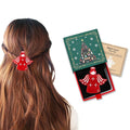 Inspirational Gifts for Women Girls "Guardian Angel" Hair Clip, Unique Gifts for Lost Loved Ones Pet Dog Mom Dad Daughter Baby Son Birthday Gifts, Christmas Christian Gifts With Gift Box
