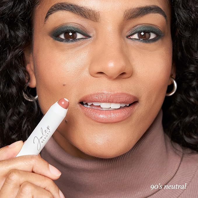 Julep It's Balm: Tinted Lip Balm + Buildable Lip Color - Vintage Mauve, Sheer Iridescence, 90's Neutral - Natural Gloss Finish - Hydrating Vitamin E Core - Vegan