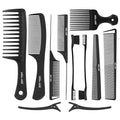 SalonSilk Professional Combs Set for Natural Black Curly Hair for Ladies
