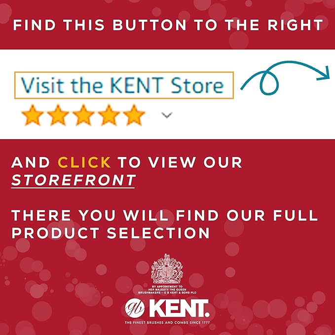 Kent 92T Tortoise Wide Tooth Detangler Combs for Men and Women, Hair Comb for Curly and Wavy Hair and Wet or Dry, Large Wide Tooth Dressing Comb, Handmade, Saw-Cut, Hand polished, Made in England