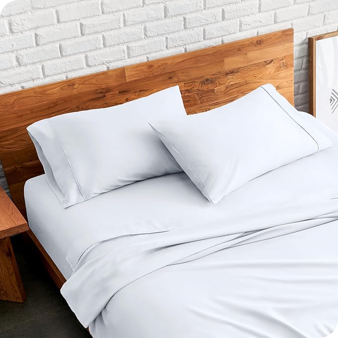Bare Home Microfiber Pillow Cases - King Size Set of 2 - Cooling Pillowcases - Double Brushed - White Pillowcases 2 Pack - Easy Care (King Pillowcase Set of 2, White)