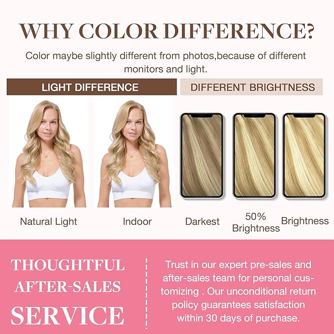 GOO GOO Clip in Hair Extensions Real Human Hair, Remy Human Hair Extensions Clip ins for Women, Natural Human Hair, 12inch 85g 7Pcs, #18A/613A Dark Blonde Highlighted Bleach Blonde