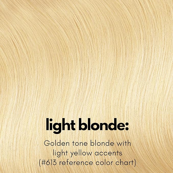 Irresistible Me Real Human Hair Extensions Clip Ins – 100% Human Hair Clip In Extensions for Length & Volume – Invisible Extension – Heat Resistant & Dyeable – Light Blonde, 24 Inches