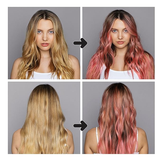 Good Dye Young Color Depositing Mask, DYEposit Color Depositing Conditioner, Toning Treatment, Tone & Enhance Color-Treated Hair - Semi Permanent Hair Dye, Vegan and Cruelty-Free (Pink) 4 fl oz